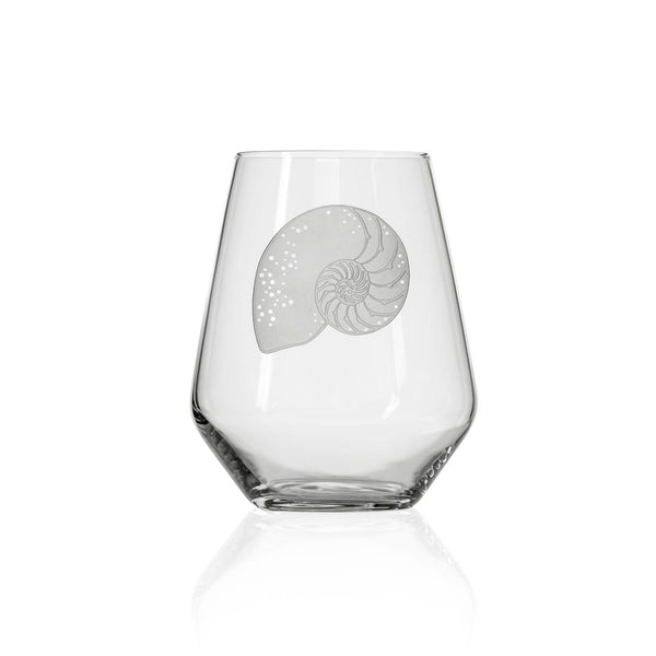 Rolf Glass Nautilus 18oz Stemless Wine Glass