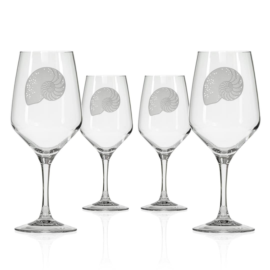Rolf Glass Nautilus 19.75oz All Purpose Wine Glass set of 4