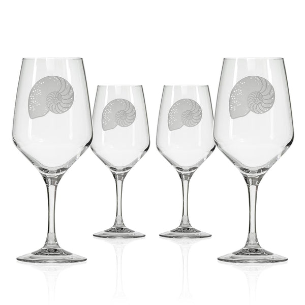 Rolf Glass Nautilus 19.75oz All Purpose Wine Glass set of 4