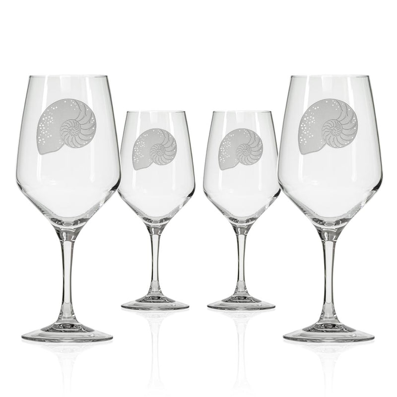 Rolf Glass Nautilus 19.75oz All Purpose Wine Glass set of 4