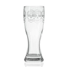 Rolf Glass Numbskulls 20oz Large Pilsner Beer Glass skull wearing a beanie