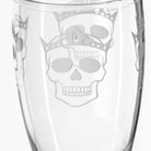 Rolf Glass Numbskulls 20oz Large Pilsner Beer Glass skull wearing crown