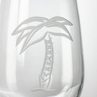 Rolf Glass Cartoon Palm Tree Detail