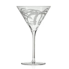Rolf Glass Palm Tree 10oz Martini Cocktail Glass