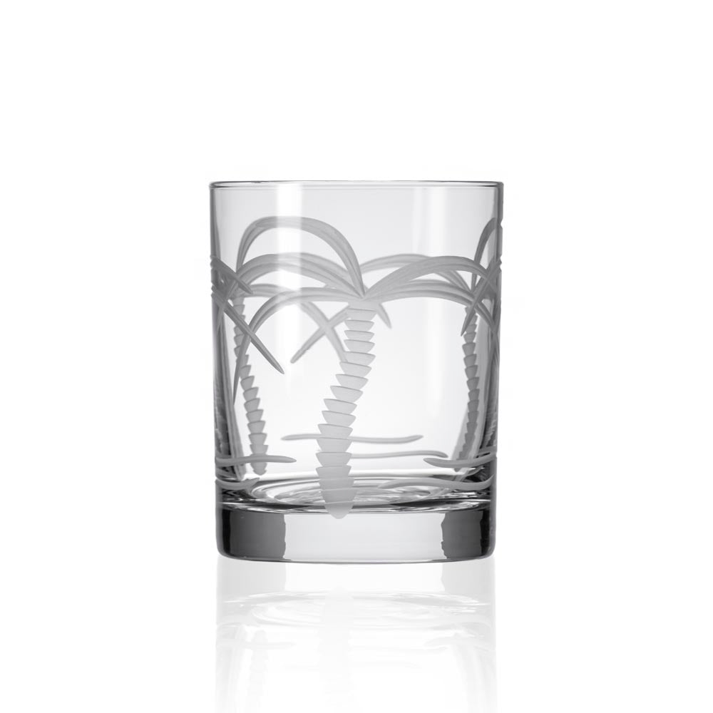Palm Tree 13oz Double Old Fashioned Glass | Set of 4 - Thumbnail 2