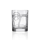 Rolf Glass Palm Tree 13oz Double Old Fashioned Glass