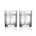 Rolf Glass Palm Tree 13oz Double Old Fashioned Glass