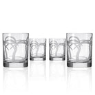 Rolf Glass Palm Tree 13oz Double Old Fashioned Glass