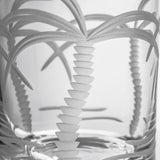 Rolf Glass Palm Tree 13oz Double Old Fashioned Glass