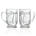 Rolf Glass Palm Tree 16oz Bolero Glass Mug