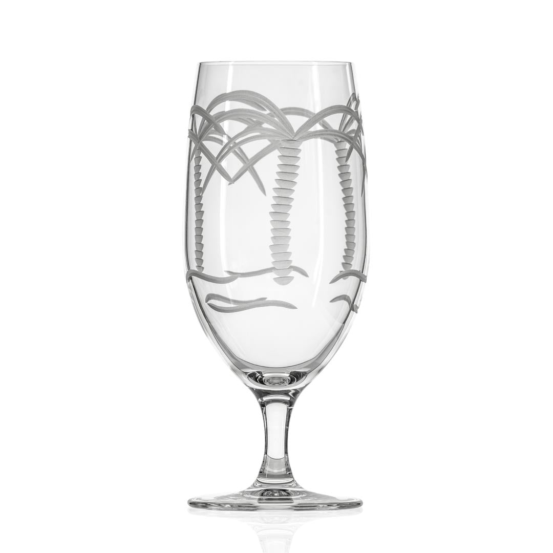 Rolf Glass Palm Tree Footed Iced Tea Glass - Thumbnail 2