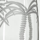 Rolf Glass Palm Tree 16oz Footed Iced Tea glass detailed front view on a white background