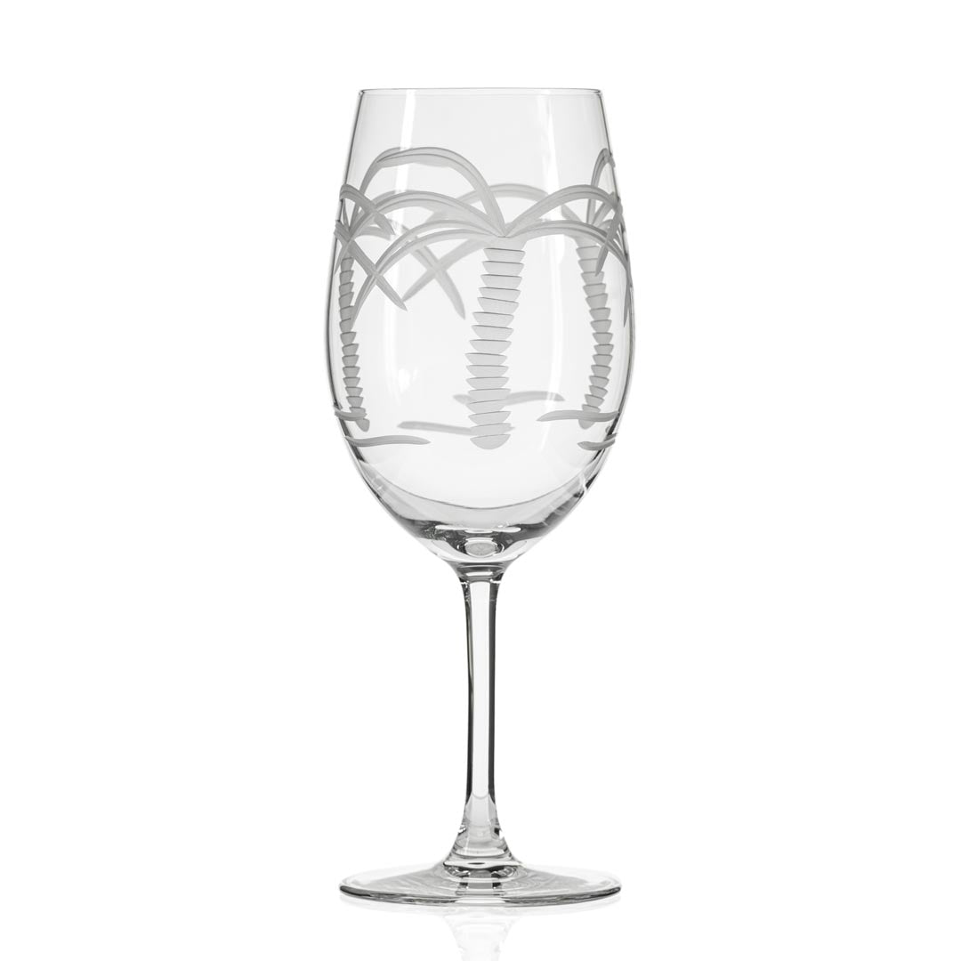 Rolf Glass Palm Tree 18oz All Purpose Wine Glass