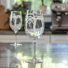 Rolf Glass Palm Tree 18oz All Purpose Wine Glass in the kitchen