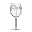 Rolf Glass Palm Tree 18oz Balloon Red Wine Glass