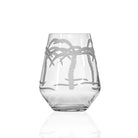 Rolf Glass Palm Tree 18oz Stemless Wine Glass