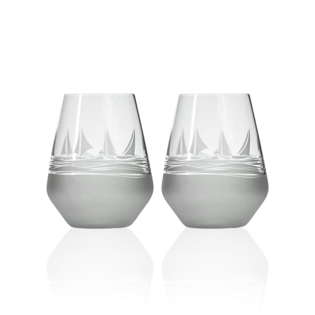 Regatta 18oz Stemless Wine Glass Set of 2 by Rolf Glass