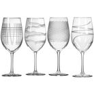 Rolf Glass Symmetry 18oz All Purpose Wine Glass, Mixed Set of 4