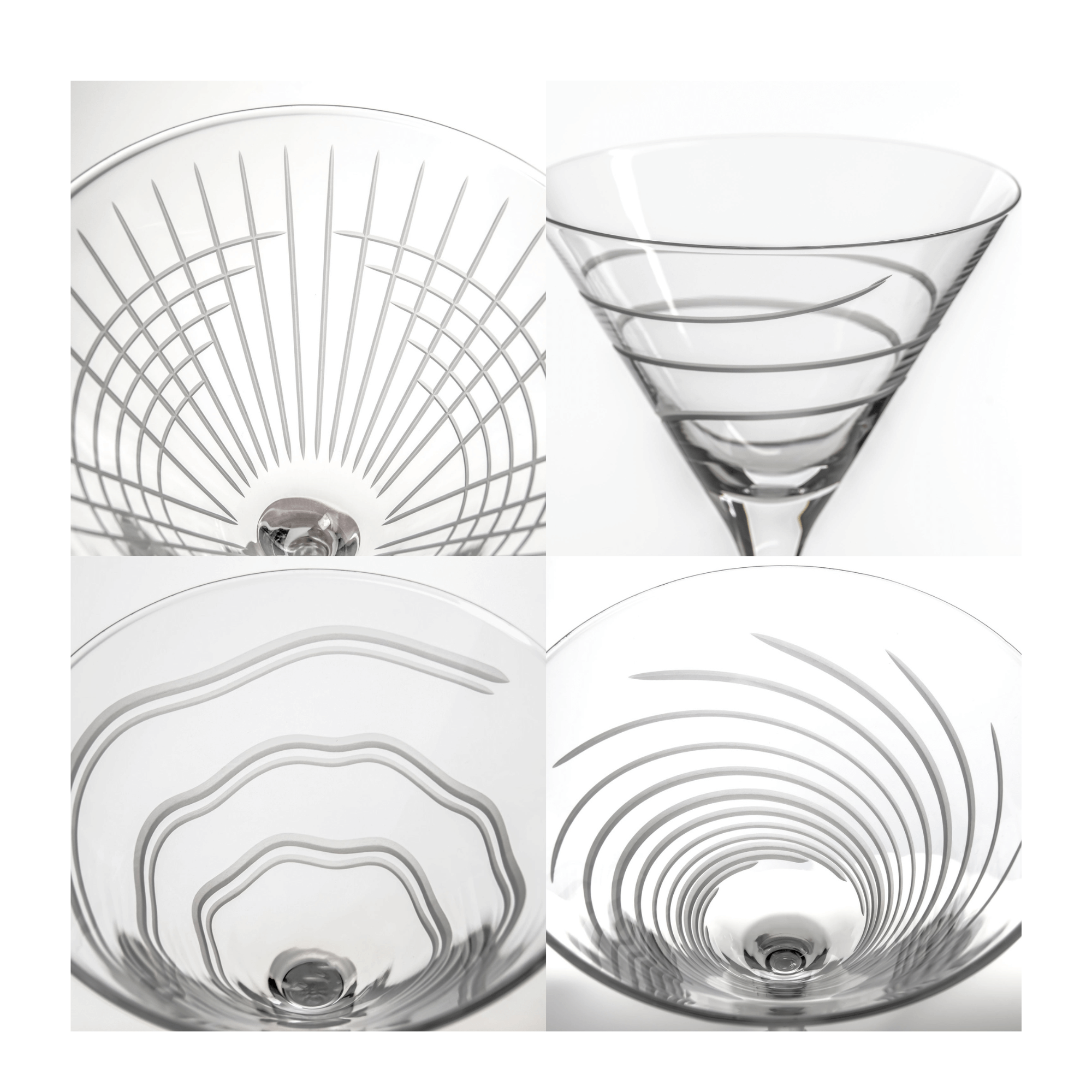 Rolf Glass Symmetry Martini: Good Vibrations, Cyclone, Twist, and Matchstick
