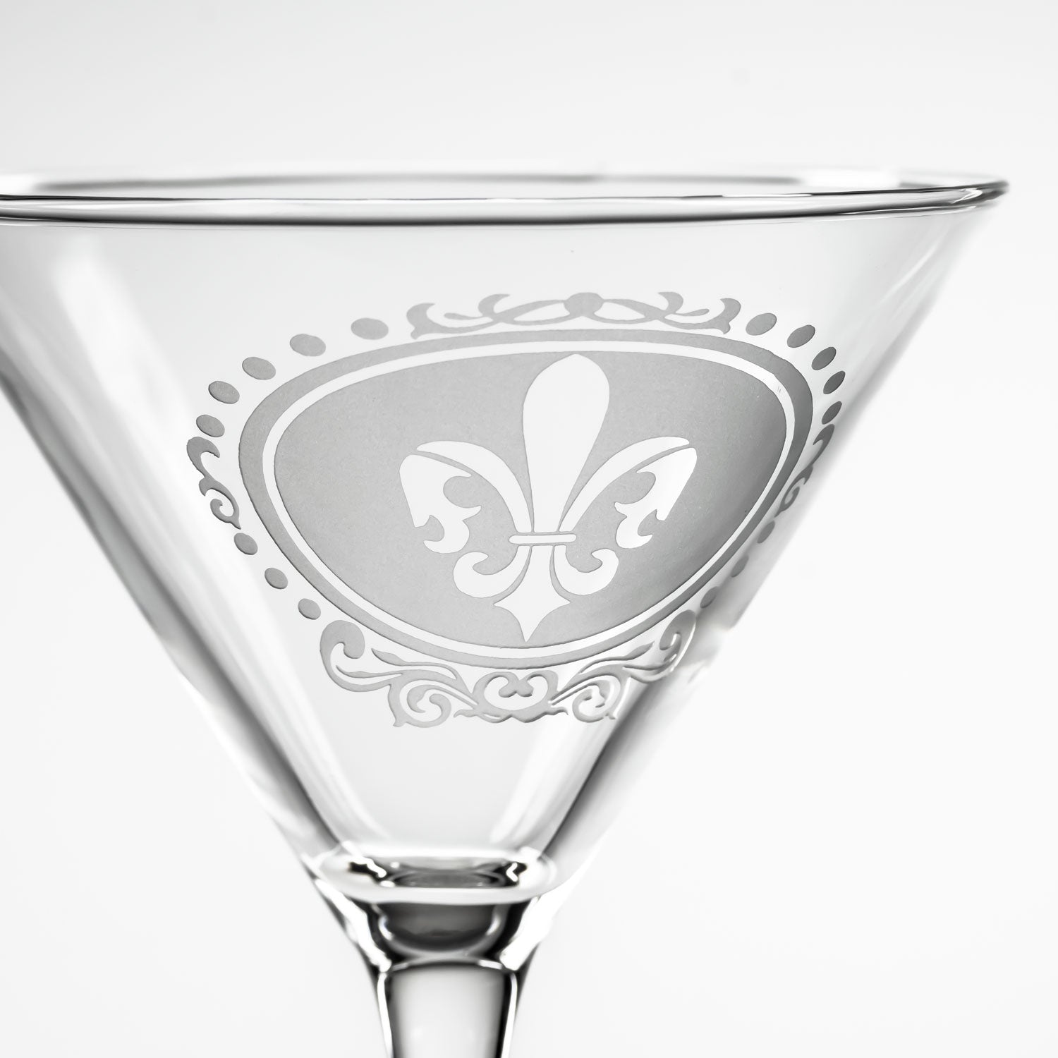Royal Fleur de Lis 10oz Martini | Set Of 2 - Thumbnail 3