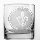 Rolf Glass Royal Fleur De Lis 11oz On The Rocks Whiskey Glass