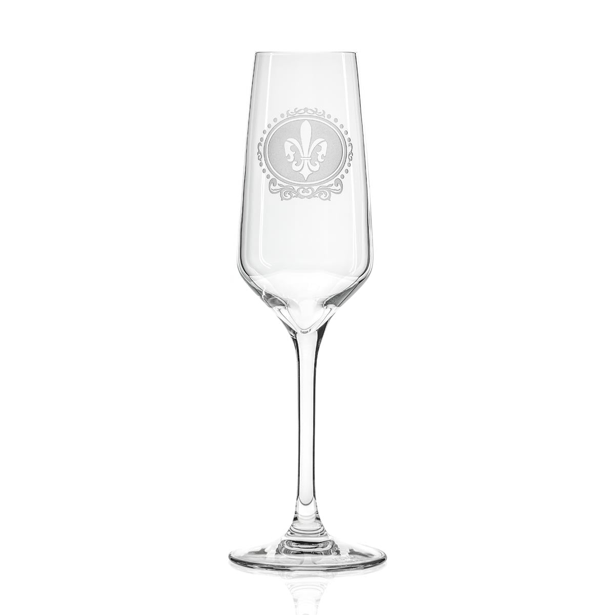 Rolf Glass Royal Fleur De Lis 5.75oz Champagne Flute Glass