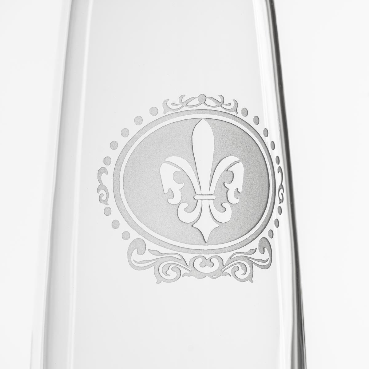 Rolf Glass Royal Fleur De Lis 5.75oz Champagne Flute Glass