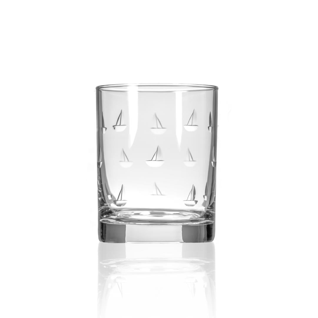 Sailing 13oz Double Old Fashioned Whiskey Glass | Set of 4