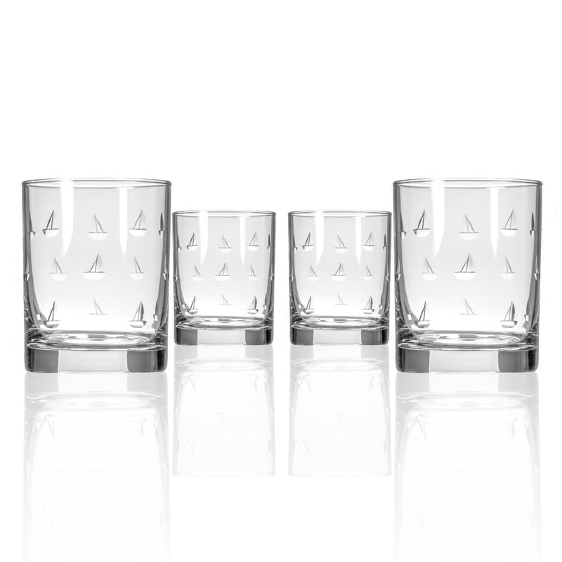 Rolf Glass Sailing 13oz Double Old Fashioned Whiskey Glass set of 4