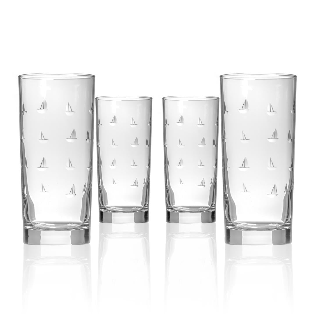 Sailing 15oz Cooler Highball Glass | Set of 4 - Thumbnail 2