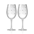 Rolf Glass Sailing 18oz All Purpose Wine  Glass set of 2