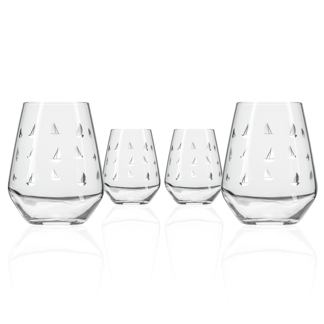 Rolf Glass Sailing Stemless Wine Tumbler