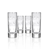 Rolf Glass Sailing 2.5oz Cordial Shot Glass set of 4