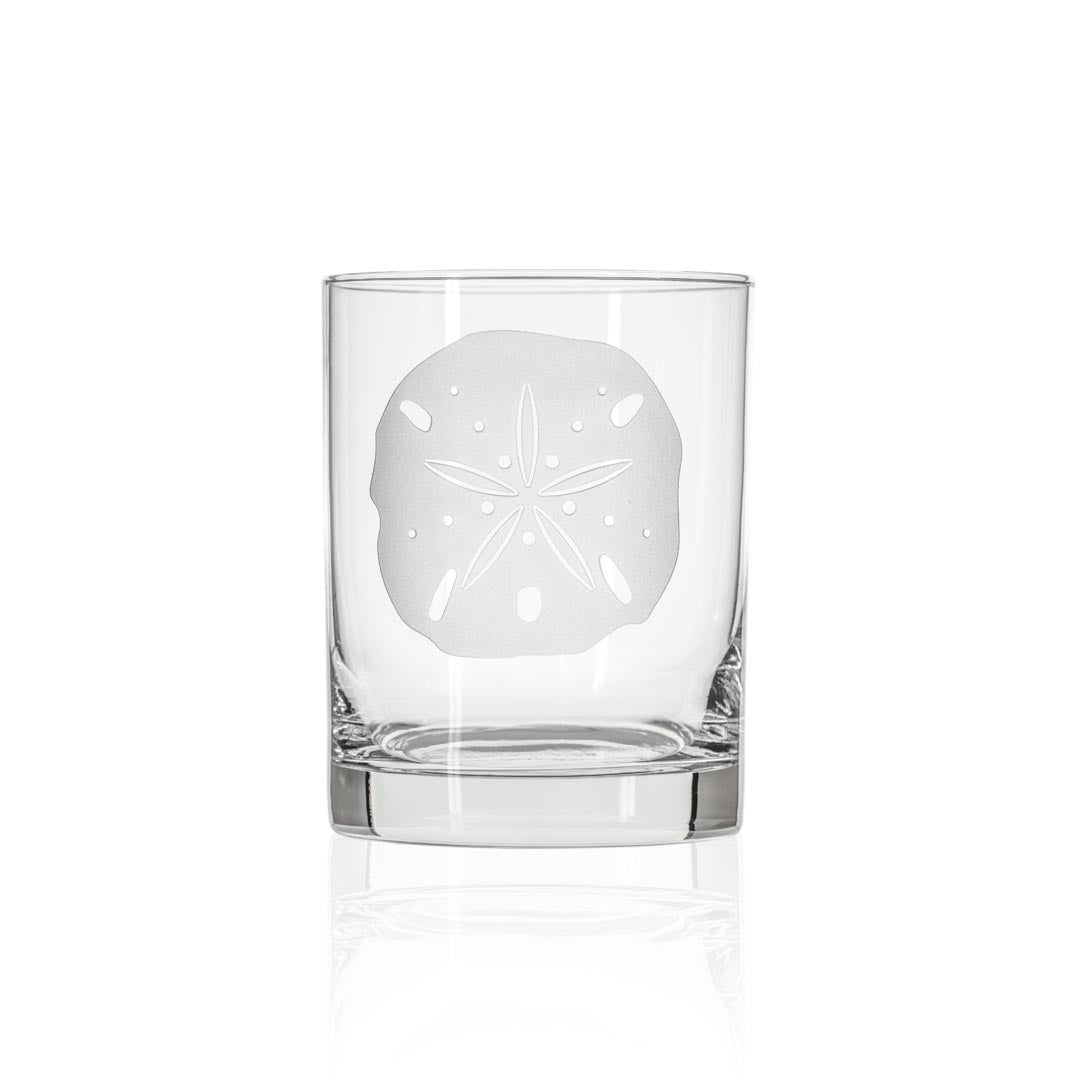 Rolf Glass Sand Dollar Whiskey Glass - Thumbnail 2