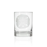 Rolf Glass Sand Dollar 13oz Double Old Fashioned Whiskey Glass