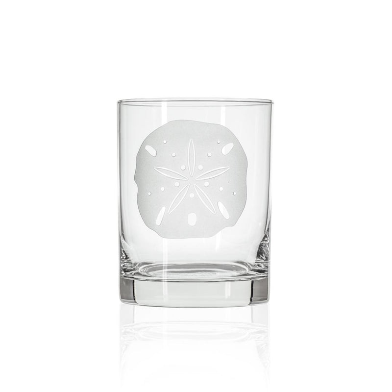 Rolf Glass Sand Dollar 13oz Double Old Fashioned Whiskey Glass