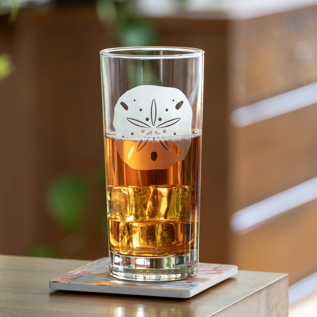 Sand Dollar 15oz Cooler Highball Cocktail Glass | Set of 4 - Thumbnail 3