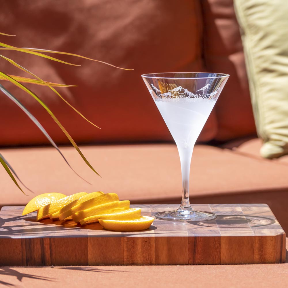 Rolf Glass Sandpiper 7.5oz Martini Cocktail Glass