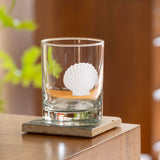 Rolf Glass Scallop Shell 13oz Double Old Fashioned Whiskey Cocktail Glass