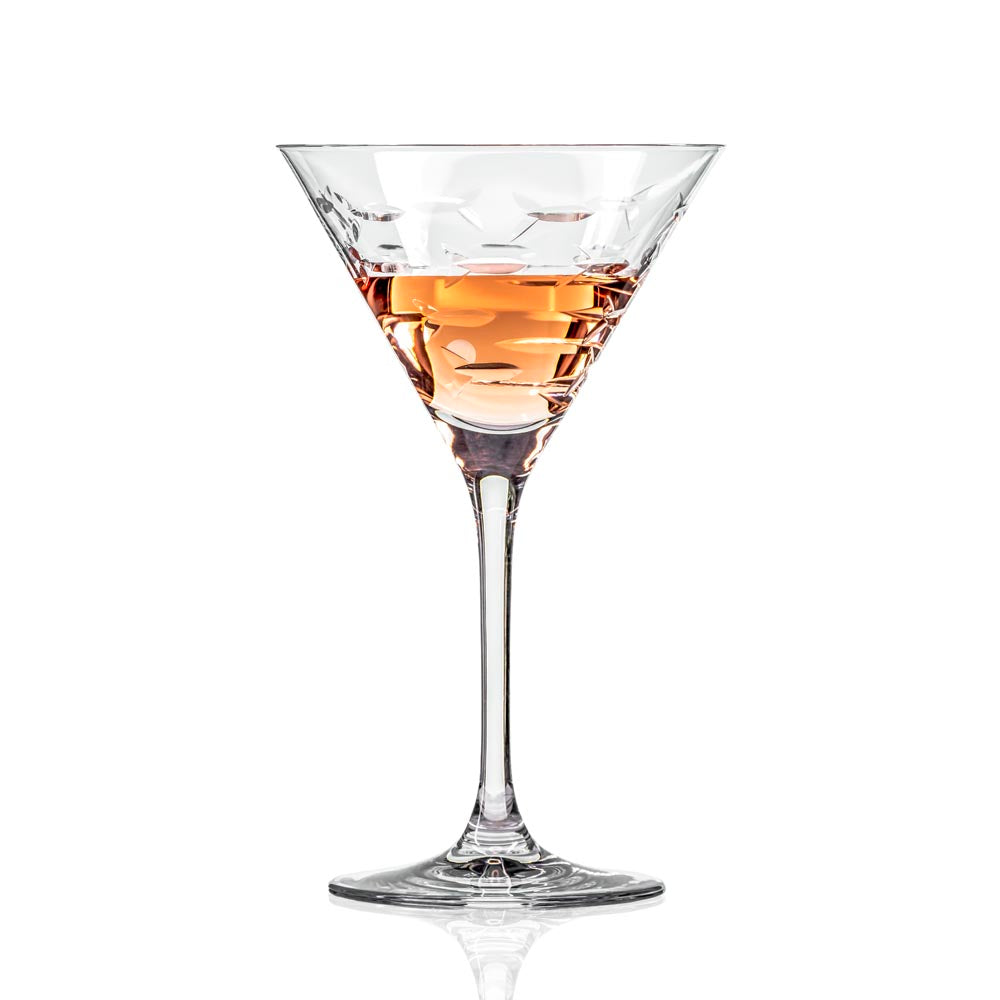 Rolf Glass School of Fish 10oz Martini Cocktail Glass