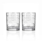 Rolf Glass School of Fish 13oz Double Old Fashioned Whiskey Glass