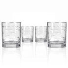 Rolf Glass School of Fish 13oz Double Old Fashioned Whiskey Glass
