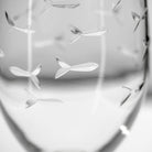 Rolf Glass School of Fish 16oz Footed Iced Tea Glass
