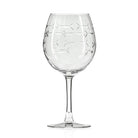 Rolf Glass School of Fish 18oz Balloon Red Wine Glass White Background Front View