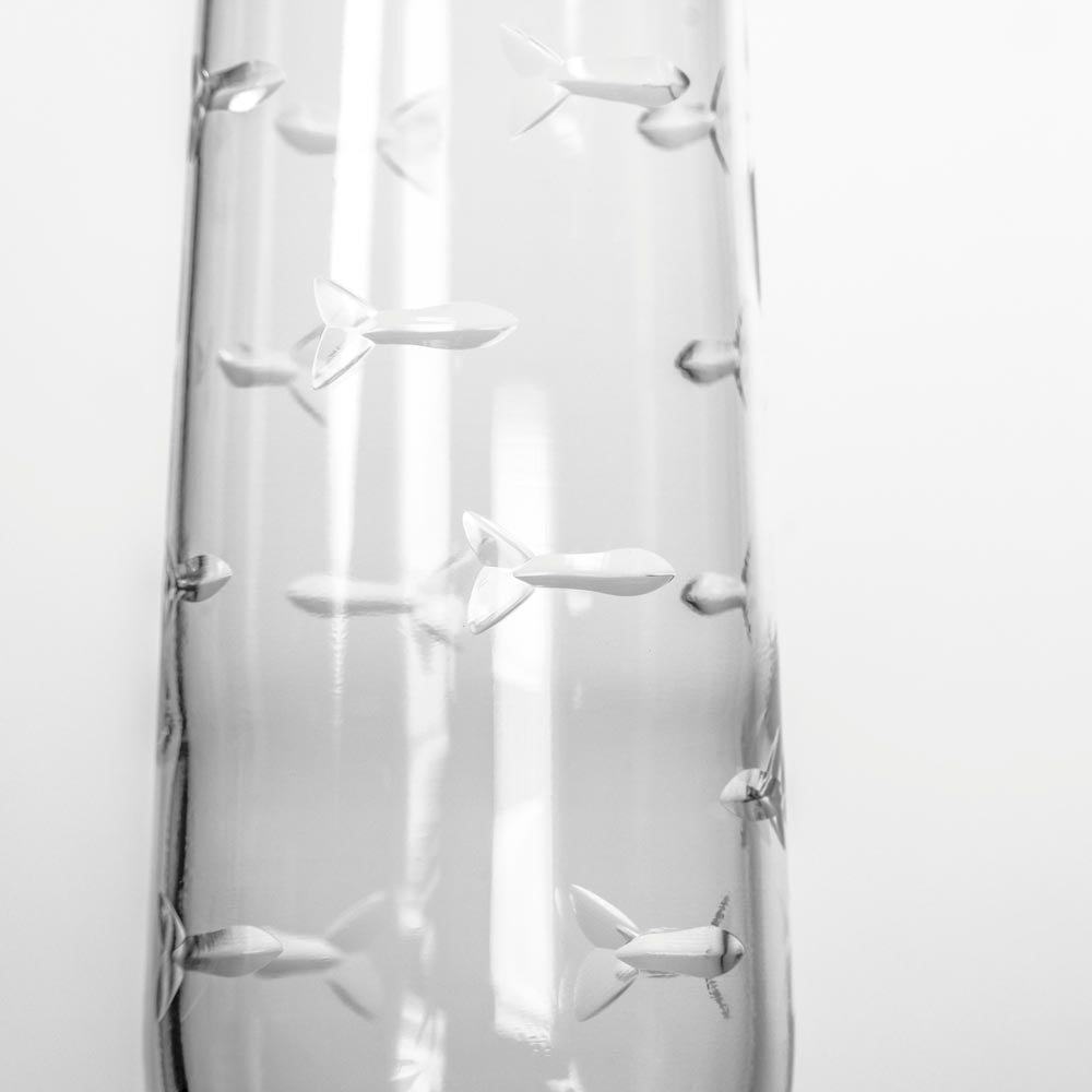 School of Fish 8.5oz Stemless Champagne Flute | Set of 4 - Thumbnail 5