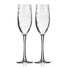 Rolf Glass School of Fish 8oz Champagne Flute