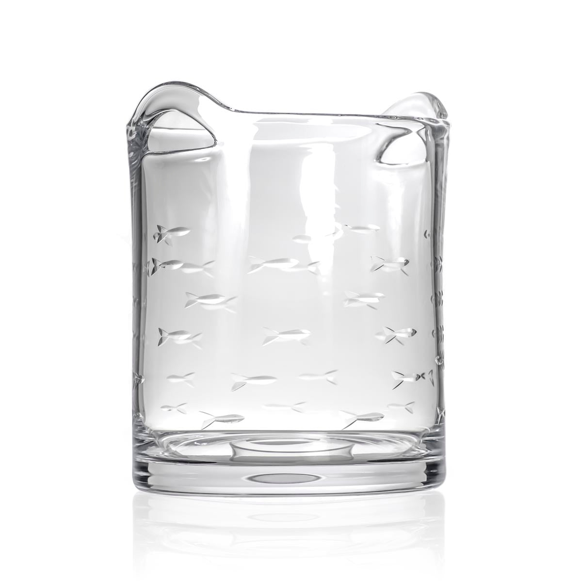 Rolf Glass School of Fish Champagne Ice Bucket