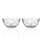 Rolf Glass School of Fish Small Round Glass Bowl set of 2