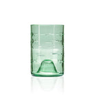 School of Fish Twice Around 12oz Antique Green Repurposed Tumbler by Rolf Glass