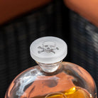 Rolf Glass Skull and Crossbones 23oz Whiskey Decanter Halloween Party Decor